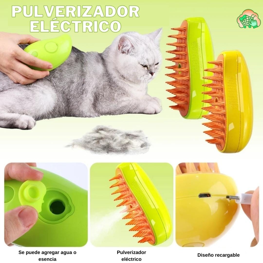 Cepillo Vaporizador Mascotas 3 en 1 - Instorepic™