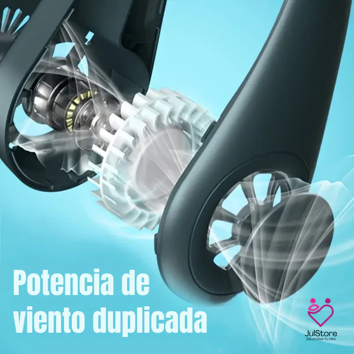 Ventilador de Cuello Portátil Recargable