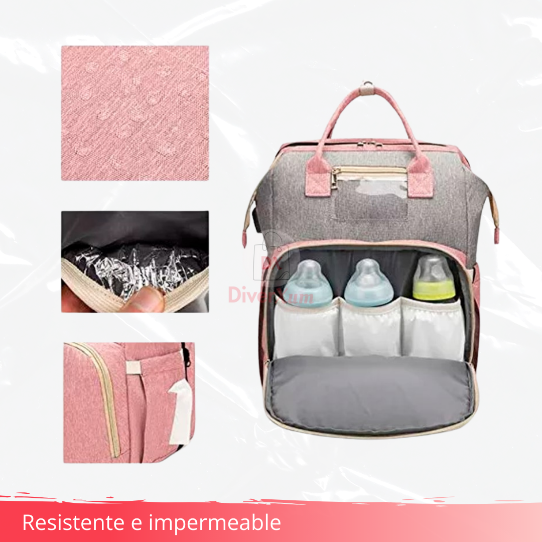 BabyNest™ 3 en 1 Mochila, Pañalera y Cuna